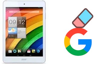 How to delete the Google account in Acer Iconia A1-830