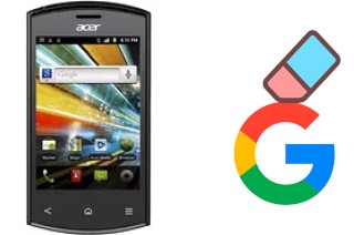 How to delete the Google account in Acer Liquid Express E320