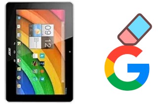 How to delete the Google account in Acer Iconia Tab A3