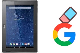 How to delete the Google account in Acer Iconia Tab 10 A3-A30