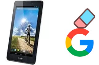 How to delete the Google account in Acer Iconia Tab 7 A1-713