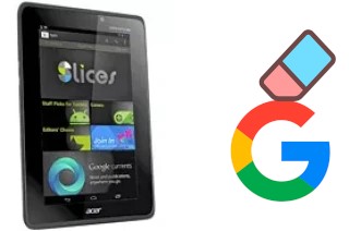 How to delete the Google account in Acer Iconia Tab A110