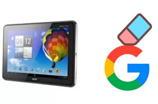 How to delete the Google account in Acer Iconia Tab A511