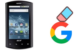 How to delete the Google account in Acer Liquid E