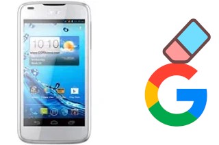 How to delete the Google account in Acer Liquid Gallant Duo