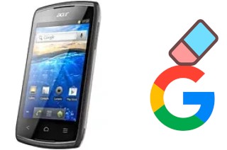 How to delete the Google account in Acer Liquid Z110