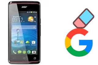 How to delete the Google account in Acer Liquid Z200