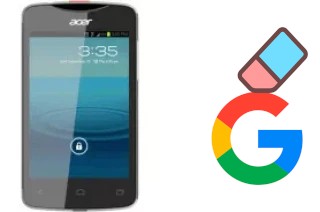 How to delete the Google account in Acer Liquid Z3