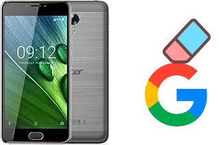 How to delete the Google account in Acer Liquid Z6 Plus