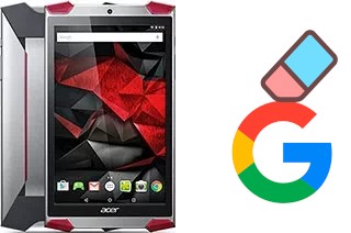 How to delete the Google account in Acer Predator 8