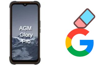 How to delete the Google account in AGM GLORY PRO