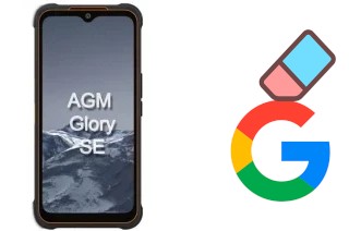 How to delete the Google account in AGM GLORY SE