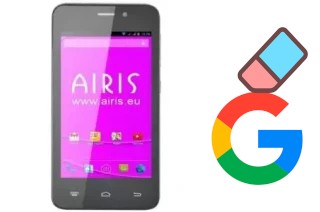 How to delete the Google account in Airis TM421M