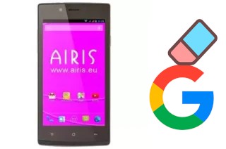 How to delete the Google account in Airis TM45DM