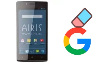 How to delete the Google account in Airis TM54QM