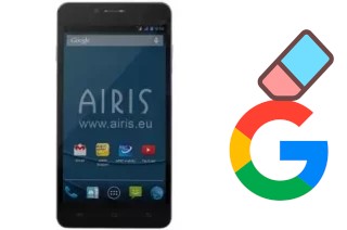 How to delete the Google account in Airis TM55Q