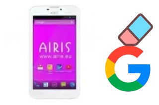 How to delete the Google account in Airis TM55SM White