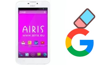 How to delete the Google account in Airis TM60D