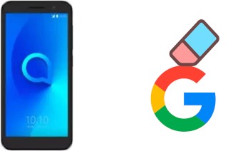 How to delete the Google account in Alcatel 1 (2019)