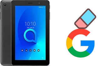 How to delete the Google account in alcatel 1T 7