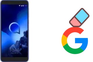 How to delete the Google account in Alcatel 1X (2019)