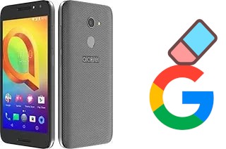 How to delete the Google account in alcatel A3