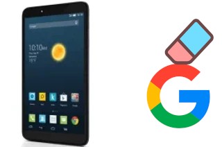 How to delete the Google account in alcatel Hero 8