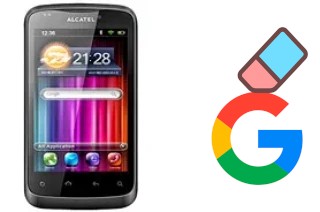 How to delete the Google account in alcatel OT-978