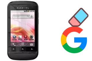 How to delete the Google account in alcatel OT-918