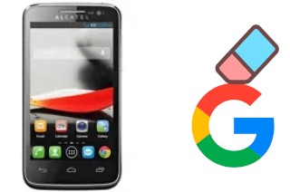 How to delete the Google account in alcatel Evolve