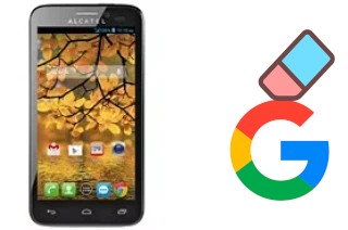 How to delete the Google account in alcatel Fierce