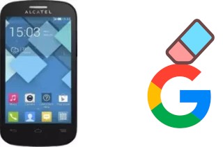 How to delete the Google account in Alcatel OneTouch Pop C3