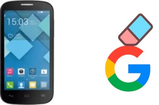 How to delete the Google account in Alcatel OneTouch Pop C5