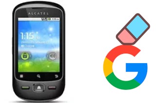 How to delete the Google account in alcatel OT-906