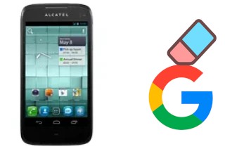 How to delete the Google account in alcatel OT-997