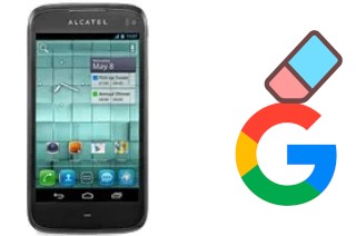 How to delete the Google account in alcatel OT-997D