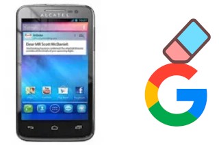 How to delete the Google account in alcatel One Touch M'Pop