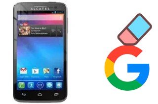 How to delete the Google account in alcatel One Touch X'Pop