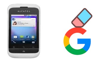 How to delete the Google account in alcatel OT-903