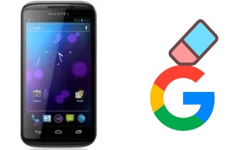 How to delete the Google account in alcatel OT-993