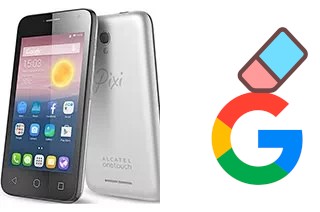 How to delete the Google account in alcatel Pixi First