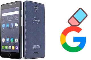 How to delete the Google account in alcatel Pop Star