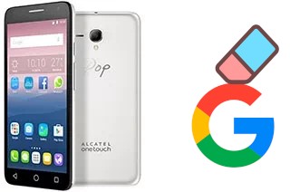 How to delete the Google account in alcatel Pop 3 (5.5)