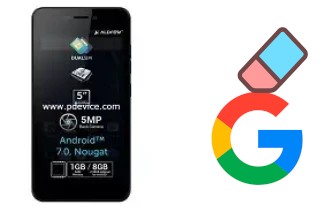 How to delete the Google account in Allview A8 Lite