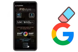 How to delete the Google account in Allview P10 Life