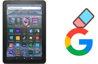How to delete the Google account in Amazon Fire HD 8 Plus (2022)