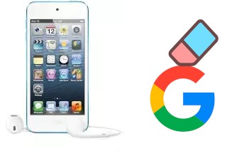 How to delete the Google account in Apple iPod touch 5th generation