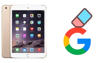 How to delete the Google account in Apple iPad mini 3