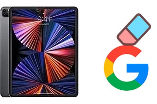 How to delete the Google account in Apple iPad Pro 12.9 (2021)