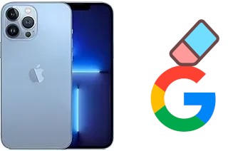 How to delete the Google account in Apple iPhone 13 Pro Max